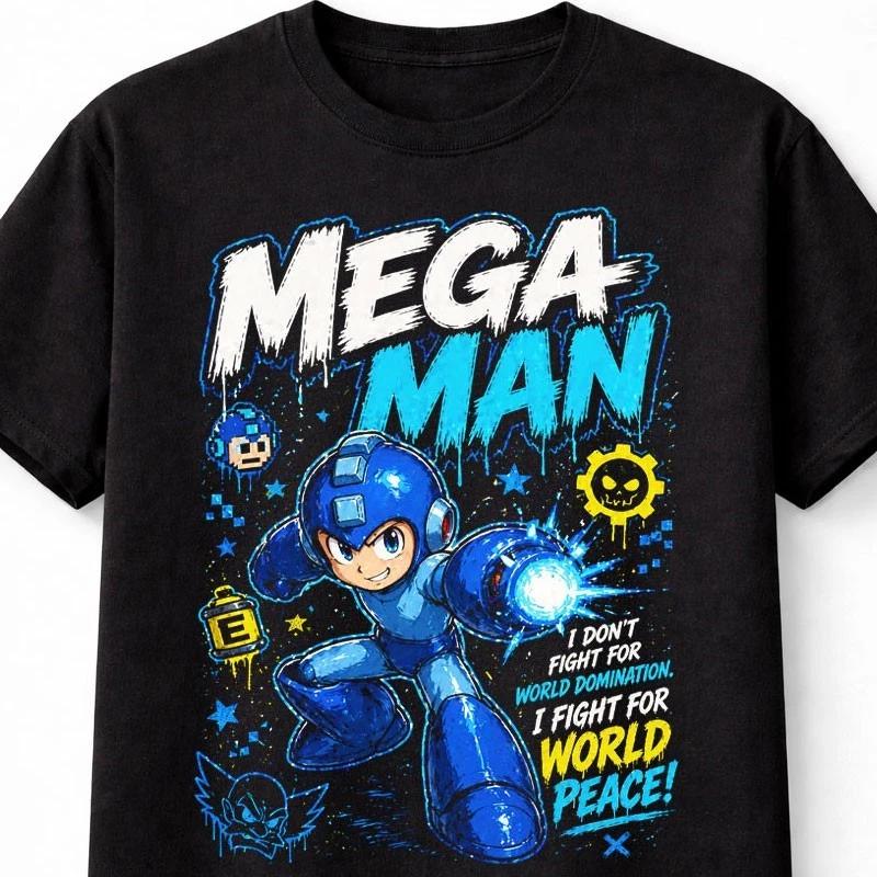 Mega Unisex Retro Arcade Gaming Graphic Unisex TShirt S