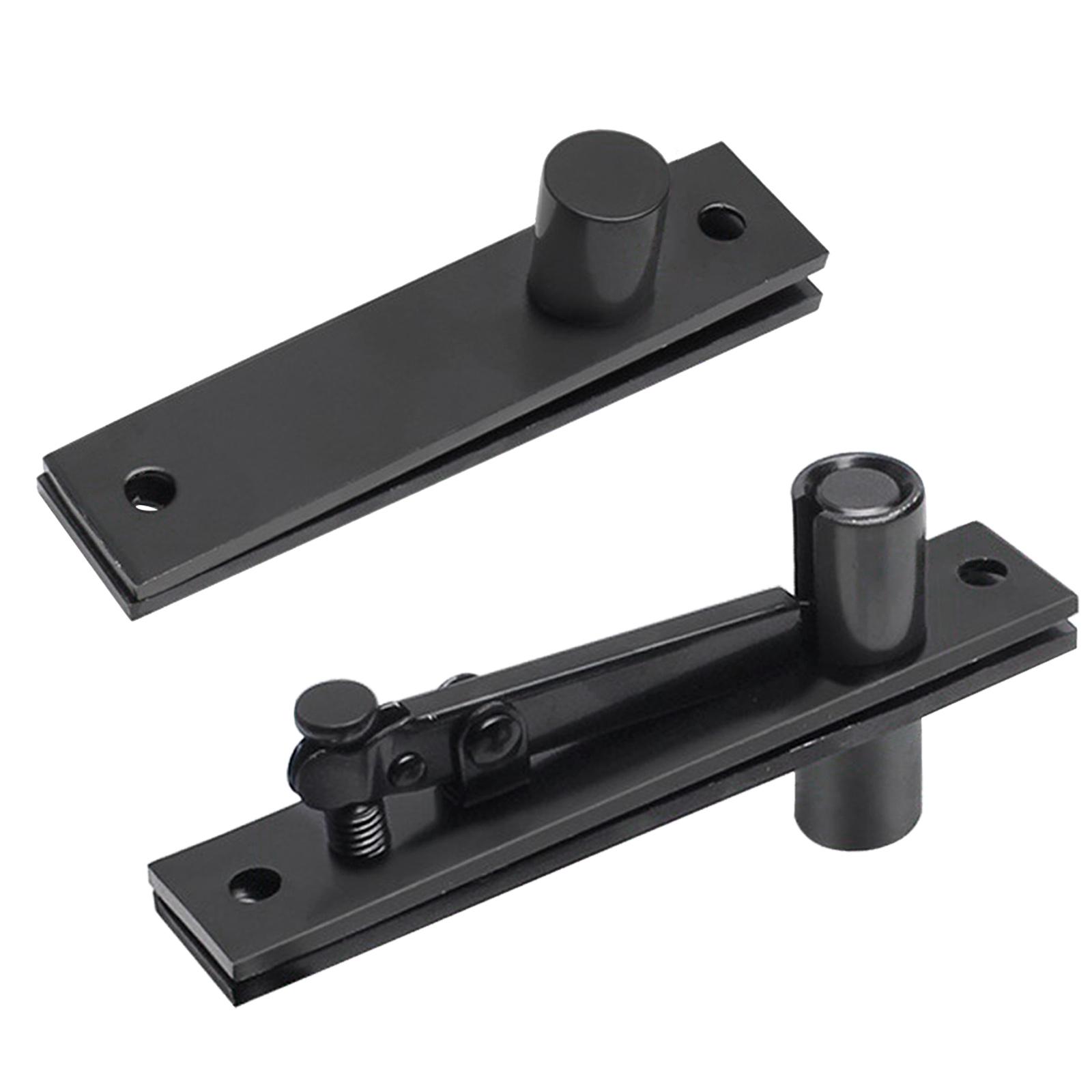 

2Pcs Wood Door Pivot Hinges Stainless Steel Hidden Door Hinge 360/90 Degree Rotation Invisible Pivot Door Hardware A