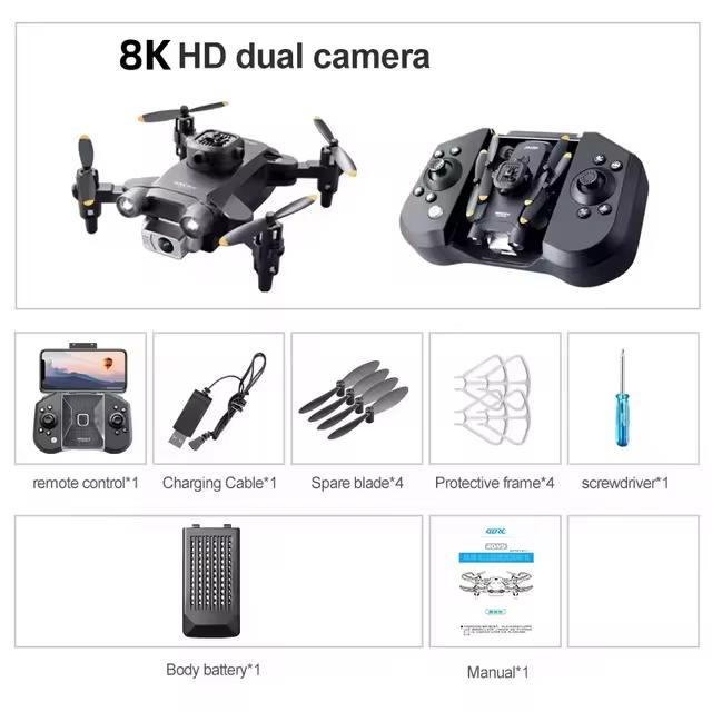 4DRC V30 Mini Dronam ar HD
