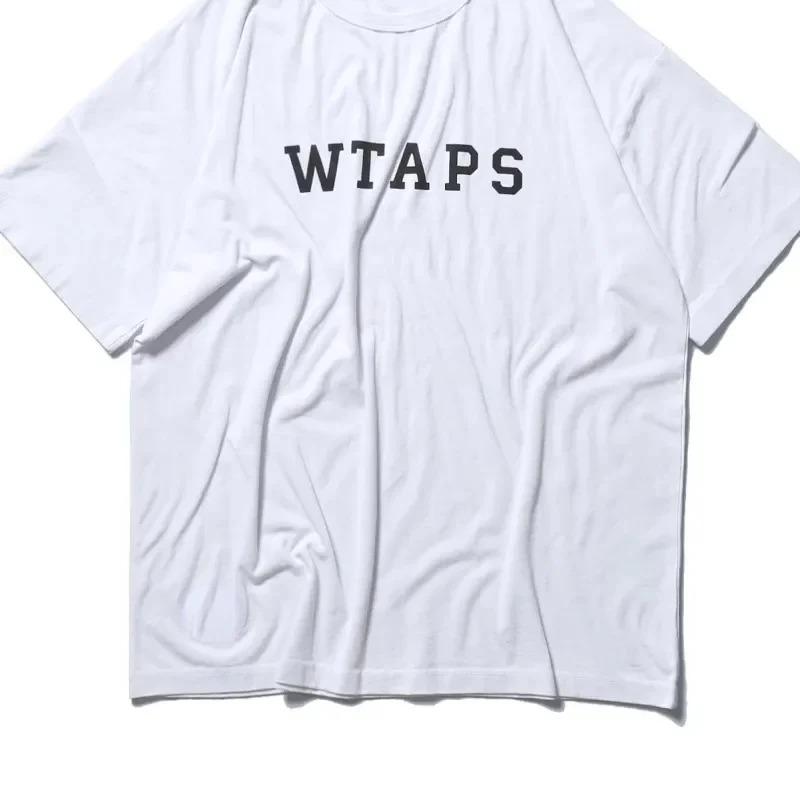 T-shirt Men Women Japanese Wtaps Fashion Print Cotton Oversized Brand Tshirt Short Sleeve T Shirt Streetwear Tops Tee Clothing