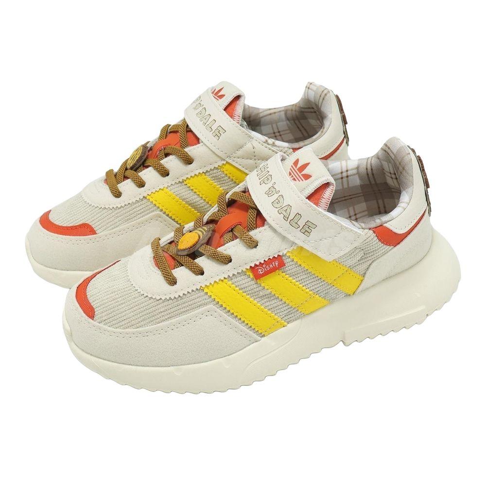 Disney x adidas Retropy F2 CF EL C Cip e Ciop - Bianco Sporco Scarpe da Ginnastica per Bambini Crema Calzature-Bianco Alluminio IH3501