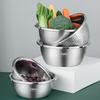Debo Thickened Stainless Steel Rice Washing & Drainage Basin