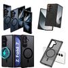 Fashion Translucent Shock Absorbing Magnetic Shockproof Mobile Phone Back Cover for Samsung Galaxy Z Fold 7 6 8 Wide Men Women