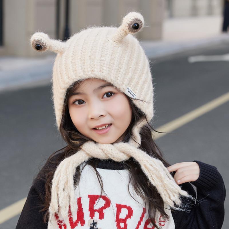 Childrens Knitted Hat For Winter With Warmth And Windproof Protection For Kids Outdoor Play