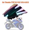 Motorcycle Windshield Windscreen Double Bubble Front Windshield Wind Deflector for Yamaha YZF R3 R25 2014 2015 2016 2017 2018