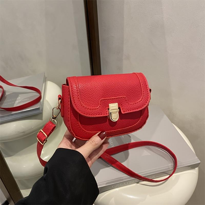 Retro Underarm Single Shoulder Bag Texture Korean Style Trendy Crossbody Small Square Bag