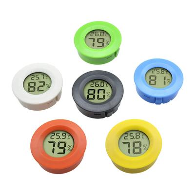1pc Mini LCD Digital Thermometer & Hygrometer -50°C To +70°C Temperature & Humidity Meter for Fridge Freezer Testing