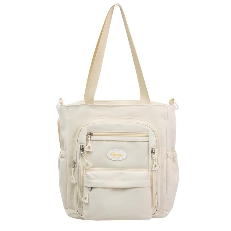 Torba crossbody w kontrastowym kolorze Damska torba na ramię o dużej pojemności Torba na książki dla studentów