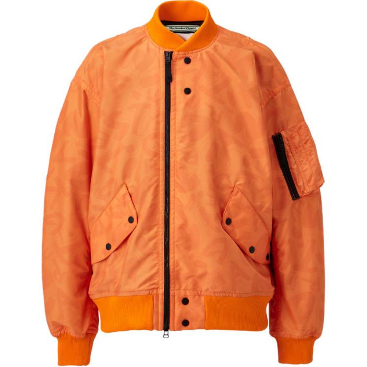

Onitsuka Tiger Comfortable Fitted Woven Jacket Unisex Jacket Orange 2183A929-801 L