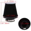 Universal Motorcycle Carburetor Air Filter Cleaner Intake Induction Kit Mushroom Head Air Filter Cleaner 35-60mm