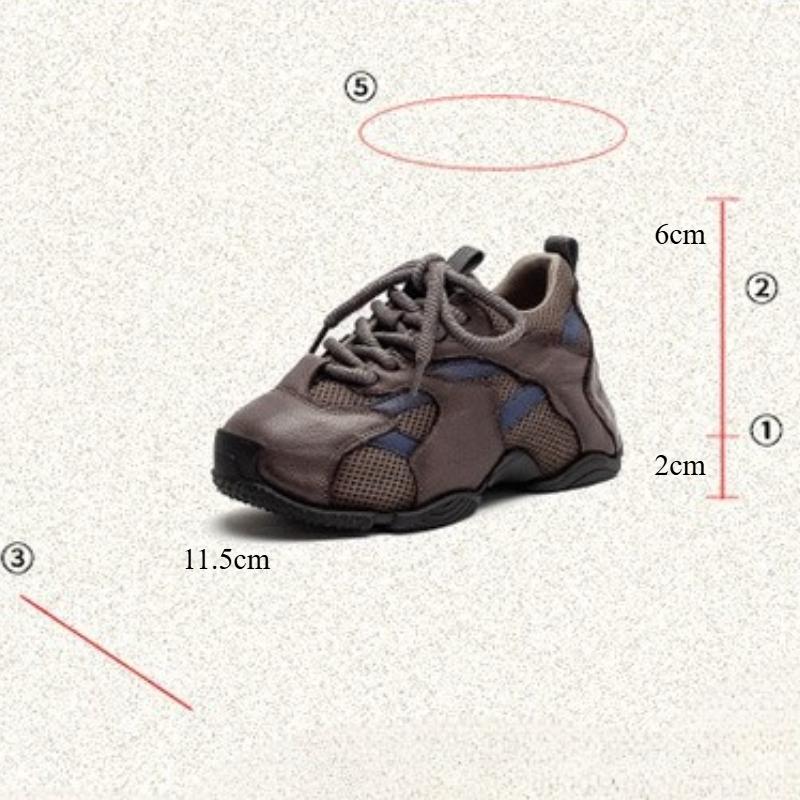 Fashion Cow Genuine Leather Women Comfy Rubber Autumn Chunky Sneakers Spring Flats Vulcanize Loafer Shoes Platform Wedge