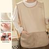 Vest Style Apron for Women Kitchen Cooking Smock with Handy Wipe And Pockets Sleeveless Cooking Apron for Home Painting BBQ Hosting