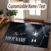 Custom Name Crystal Velvet Rug,Apache 207 Comfortable Anti Slip Floor Mat For Room Decoration