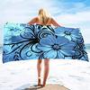 Botanical Floral Beach Towel Microfiber Vintage Flower Bath Towel for Sport Swim Quick Dry Kitchen Hand Towels Bikini Cover Up