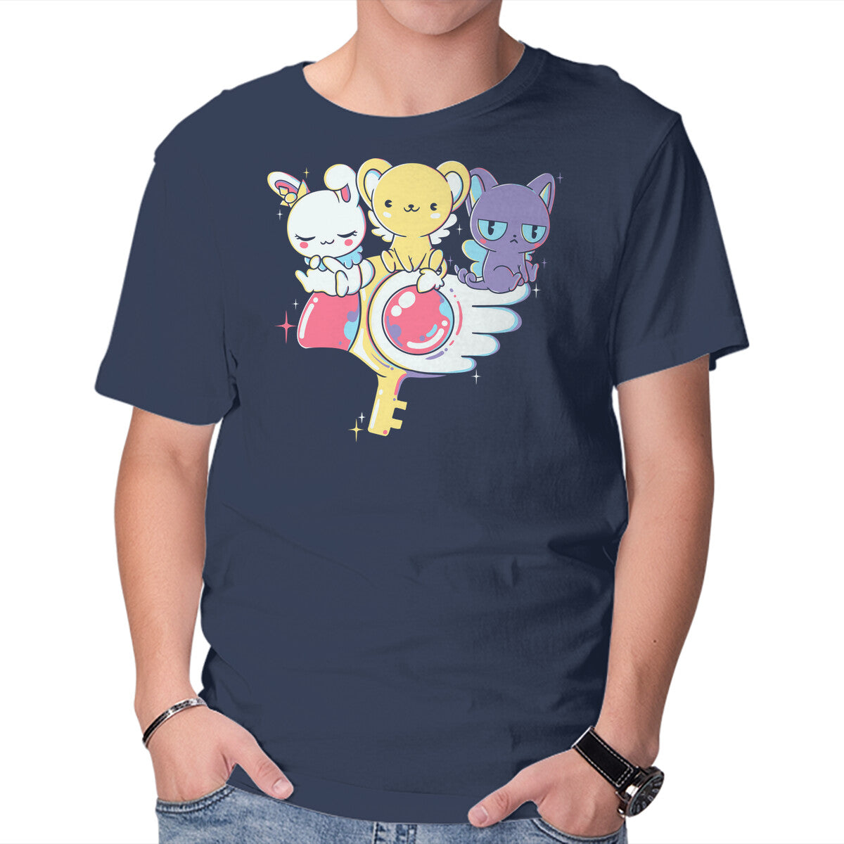 Unisex Crew Neck T-Shirt Guardian Graphic Short Sleeve Casual Tee XXXXL