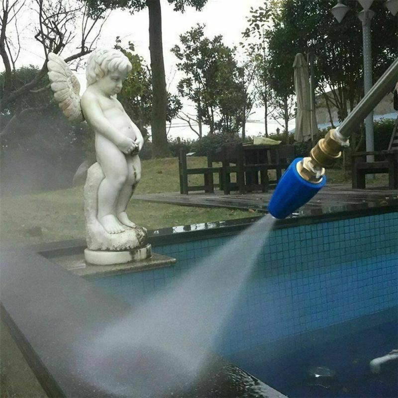 1/4" High Pressure Washer Rotating Turbo Nozzle 4.0 Gpm 4000psi Quick For Cleaning Asphalt Concrete