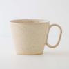 Wired Beans Eternal Shigaraki Ware Wheat Beige 240ml Mug, Mug,