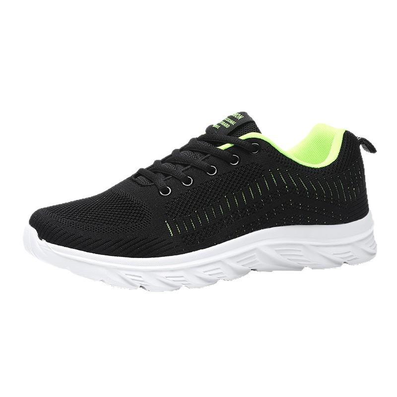 Brand running shoes men's spring and autumn four seasons sports men's shoes new lightweight non-slip soft sole breathable leisure travel running shoes