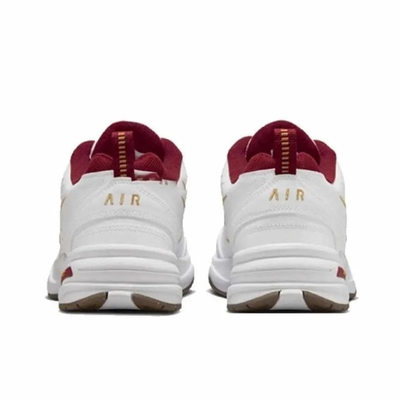 Nike Air Monarch 4 Abrasion Resistant Low Top Kids Lifestyle Shoes White Sneakers lB4607-171