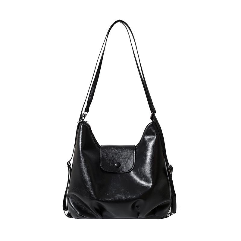 Premium Sense Retro Large-capacity Bag Women's 2025 New Autumn and Winter Commuting Double Shoulder Back Bag Single Shoulder Tote Bag