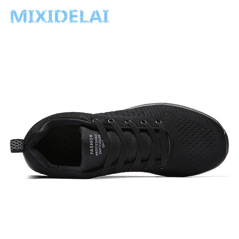 Mixidelai New Mesh Men Casual Shoes Lac-Up Men Shoes Lightweight Comfortable Breathable Walking Sneakers Tenis Feminino