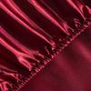 Luxury Satin Bed Sheet Set Rayon Fitted Sheet Height 35cm 21 Colors Optional  Flat Sheet Set Soild Color Bedding Set