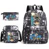 Anime The Seven Deadly Sins School Backpack Set with Shoulder Bag Pencil Case for Kids Teens Daily Bookbag