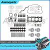 Kit Completo de Juntas do Motor, Pistão e Anéis, Parafusos da Cabeça para Hyundai Santa Fe Sport Kia Sorento 2.4L G4KJ 2011-2020