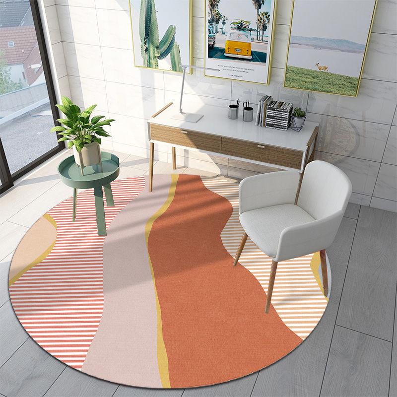 Round Living Room Living Room Washable Printed Rug Queen Bedside Bedroom Rug Home Decor Rug Alfombra