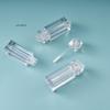 1/3 st 3/6 ml Diamant Klar Tom Läppglansbehållare Plast Återfyllningsbar Kosmetisk Läppstift Behållare Provflaska för Smink