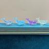 Unique Texture Dolphin Ring Marine Animal Design Acrylic Ring New Sequin Ring
