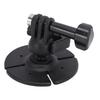 Ball Head Fit for DJI POCKET 3 Action Camera ABS PC Strong Adhesive Two Prong Action Camera Mount Base for Car Helmet