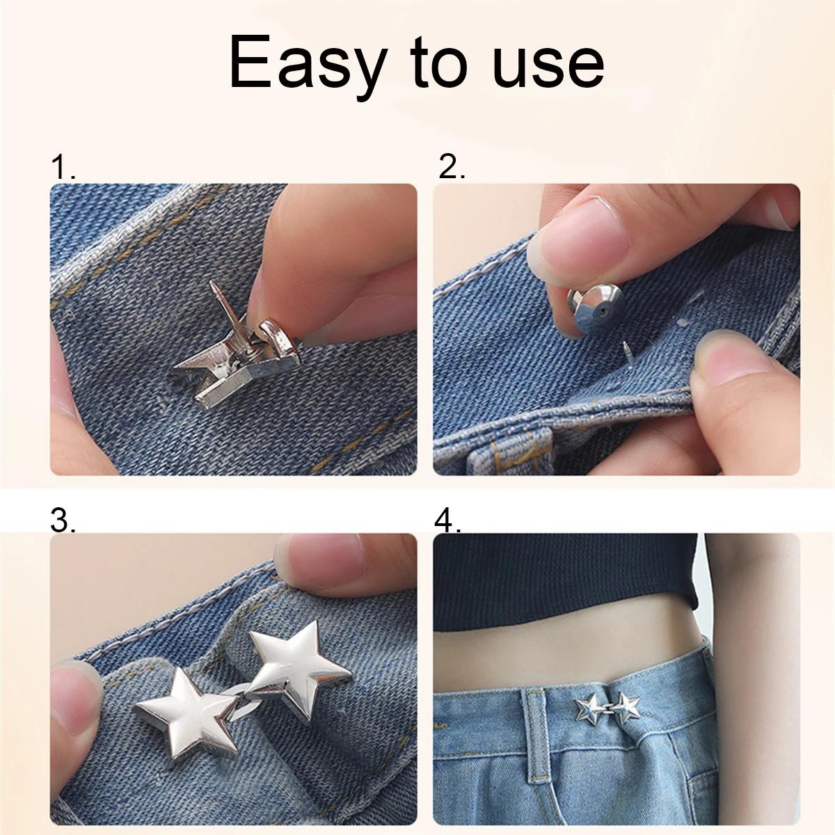 Portapantaloni con clip regolabili per pantaloni e gonne