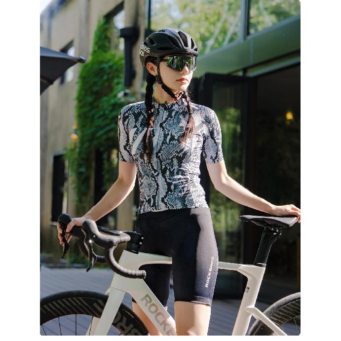 ROCKBROS Summer Women Bicycle Shorts 3D Pad Shockproof Breathable Quick Dry Sport Bike Tights MTB Road Cycling Shorts Pants