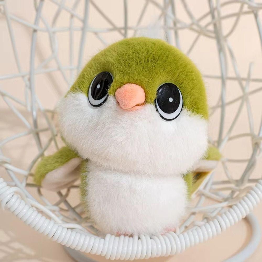 Plush Animal Bird Plush Toy PP Cotton Sparrow Plush Toy Plush Tit Bird Pendant  Home Decor