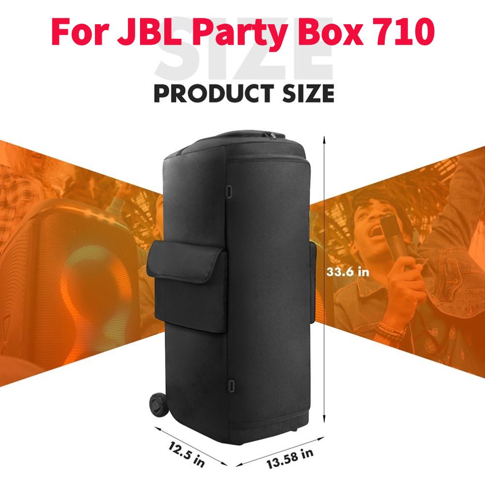 Speaker Carry Cover Waterproof Padded Speaker Protective Cover For JBL PARTYBOX 520 Double-Sided Speaker Storage Bag Wear Resist