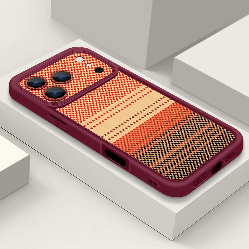 Vintage Totem Flower Printed Soft TPU Phone Case For iPhone 17 Pro Max 17e 16 15 14 13 Pro Max 16e 11 Shockproof Silicone Cover