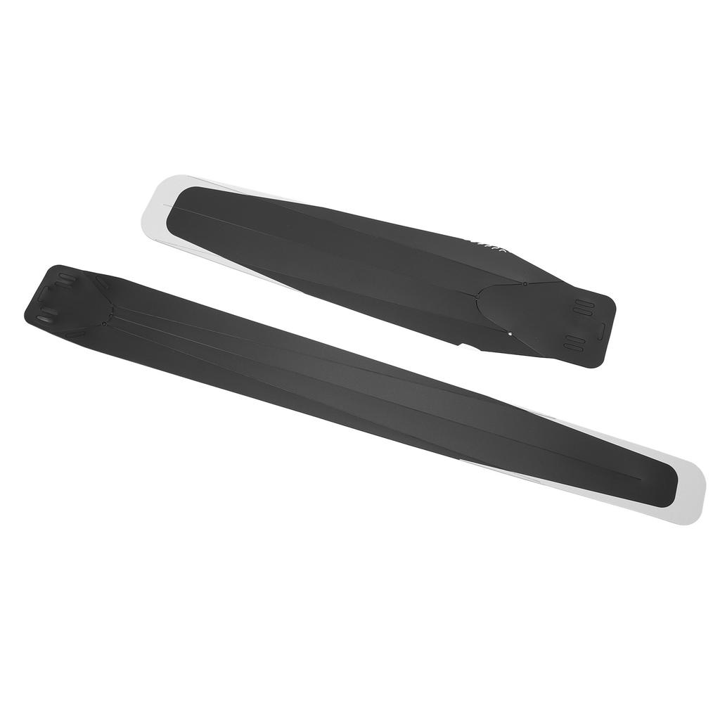 1 Pair Bike Fender Front Rear Mudguard Splashing Guard Universal Resin for Cycling Black