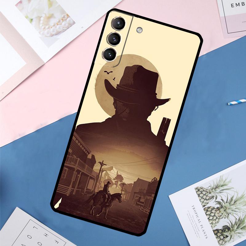 Cowboy Case For Samsung Galaxy S24 Ultra S20 S21 S22 S23 S25 Ultra S9 S10 Plus S25 FE Back Cover