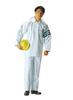 Tohkemi Commercial Rainwear for Traffic Road Road Safety with Pouch for Work Site Working Safety [FMCOLOR] Men's Security, Control, [#4550 White] (4L,