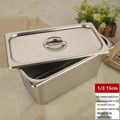 Extra Large Stainless Steel Food Pan with Lid