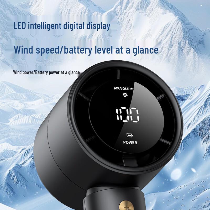 Jixiong Mini Portable USB Rechargeable Turbo Fan