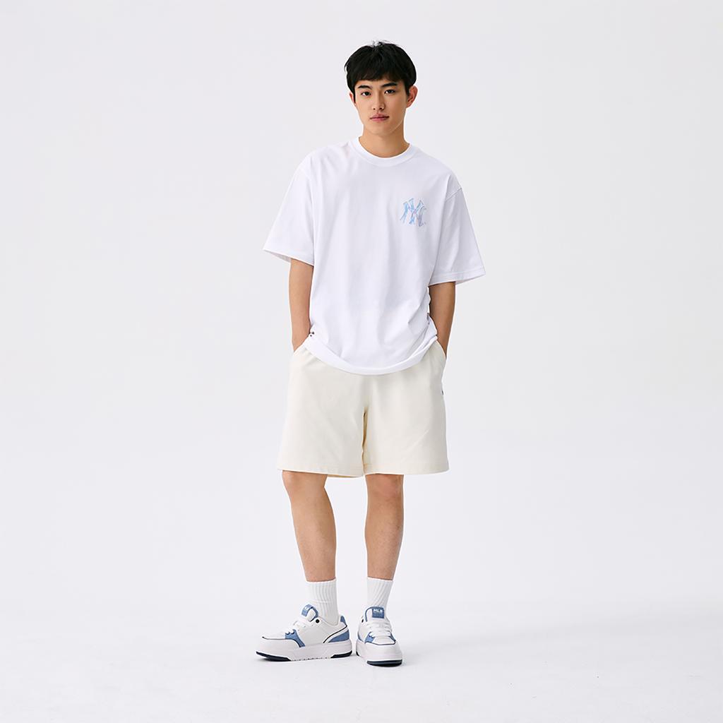 New MLB New York Yankees SS25 T Shirt Unisex Standard White 3ATSX0153-50WHS