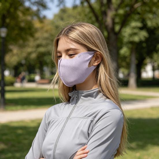 Three-dimensional Face Guard, Windproof Slimming Version Face Guard with 3D Eye Corner Protection, Moisturizing Fabric Hyaluronic Acid Sun Protection