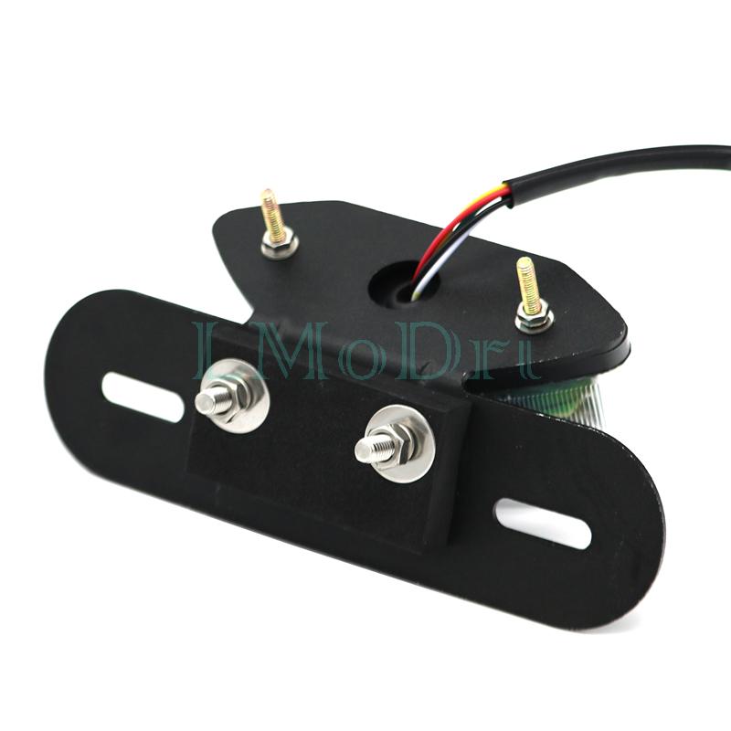 LMoDri Motorcycle Portable Integrated LED Brake Turn Signals Tail Lights Motorbike Rear Turn Indicators Accessories Brake