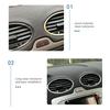 1PC/4Pcs Car Air Conditioning Trim Outlet Decoration Circle Ring Sticker For Ford Focus 2 MK2 2005-2013 Auto Accessories