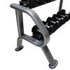 JIERUIT Rubber-Coated Cast Iron Dumbbell Set