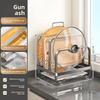 Kitchen Countertop Storage Rack, Multifunctional Cutting Board Holder, Chopping Board Draining Storage, Household Integrated Pot Lid Rack