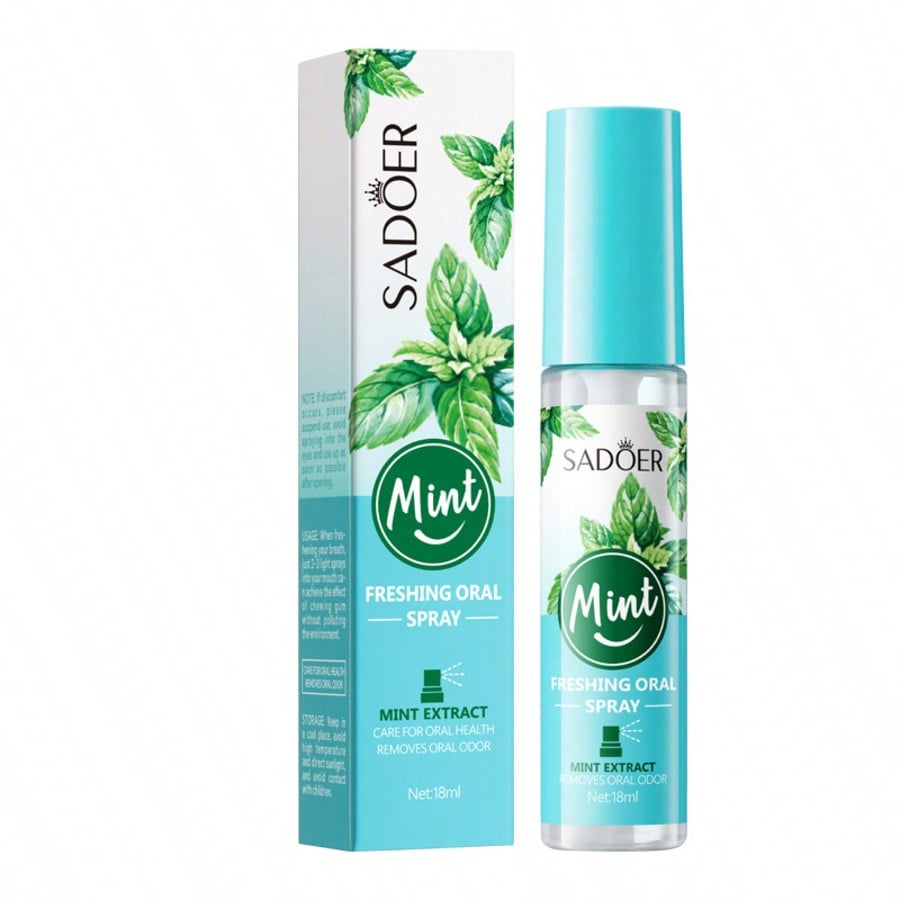 Lemon/Mint/Peach Breath Freshener Oral Spray For Eliminating Bad Breath,Fruit Flavored Mouth Freshen