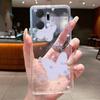 Phone Case For Honor X7A 4G / Play7T Fundas Coque Butterfly Bow Protective Casing Transparent Soft Silicone TPU Cover Capa